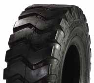 EARTHMOVER LOADER E-3 G-2 E-4 L-5 Preferred wide base bias rock tire for use on loaders in moderately severe service