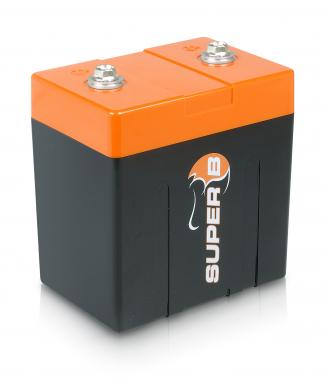 SB12V10P-DC Lightweight Lithium Ion starter battery, 3.75 lb / 1.7 kg, specially developed for Harley Davidson, custom built motorcycles and racing cars up to 2 litre using alternator.