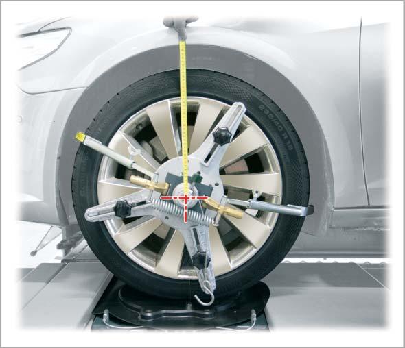 Wheel Alignment Settings for Wheel Alignment Ride Height The ride height has a decisive influence on the results of the wheel alignment because the toe and camber readings will be different if the