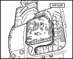 Transmission, disassembling and assembling Page 16 of 60 37-62 - Remove sump. - Remove ATF screen. - Remove valve body.