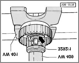 4th gear clutch -K3- with pump shaft, disassembling and assembling Page 4 of 5 38-20 Fig.