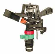 427B AG-U IrriStand systems lastic impact sprinkler 1/2 male or 3/4 female mounted on IrriStand 52 or riser Applications: Specifically designed for irrigation of field edges Spacing up