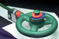 2 2.3 SPRINKLERS GS1 Gear Drive Sprinkler Flow Rate Discharge (lph) 1200 1000 800 600 400 200 Radius (m) 12 10 8 6 4 2 100 150 200 250 300 350 400 Pressure (kpa) Radius of