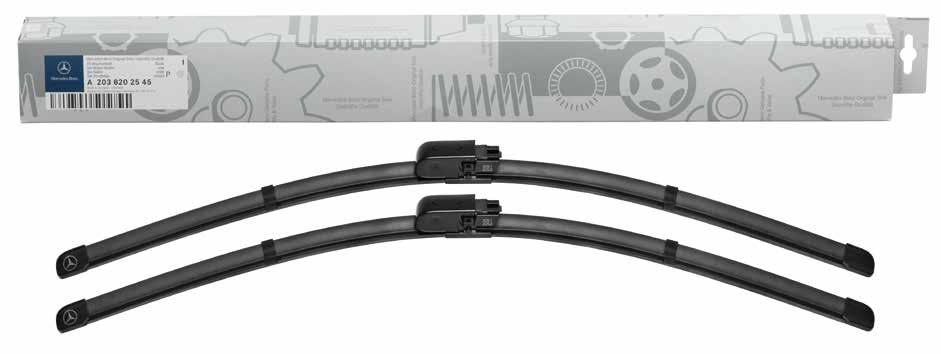 blades with guiding keys, as the blade for the driver's side can't be confused with that for the passenger's side Accurate filter dimensions and correct fitting Optimum connection alignment and