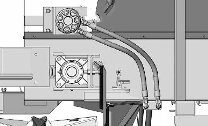 INSERT INSTALLATION HEADER INSTRUCTIONS CONTINUED HYDRAULICS Attach insert hoses to spreader hoses as shown in Figure 12. Plug in rate sensor.