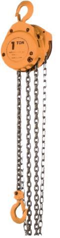løft Capacity Chain pull to lift full load Test load Weight Chain parts 07 06 0001 0,5 30 0,75 10 1 07 06 0002 1,0 36 1,50 12 1 07 06 0003 1,5 42 2,36 17 1 07 06 0004 2,0 40