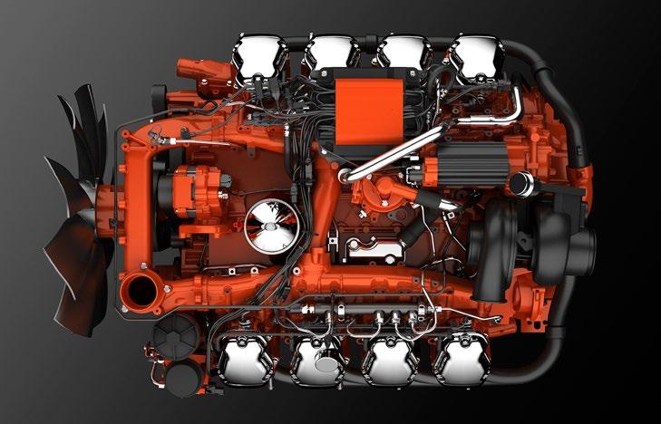 The fact that every Scania engine model is built from identical basic components means unique flexibility, outstanding economy and short time-to-market for the OEM.