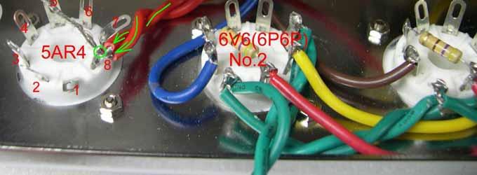 red wire from Point 3 on the circuit