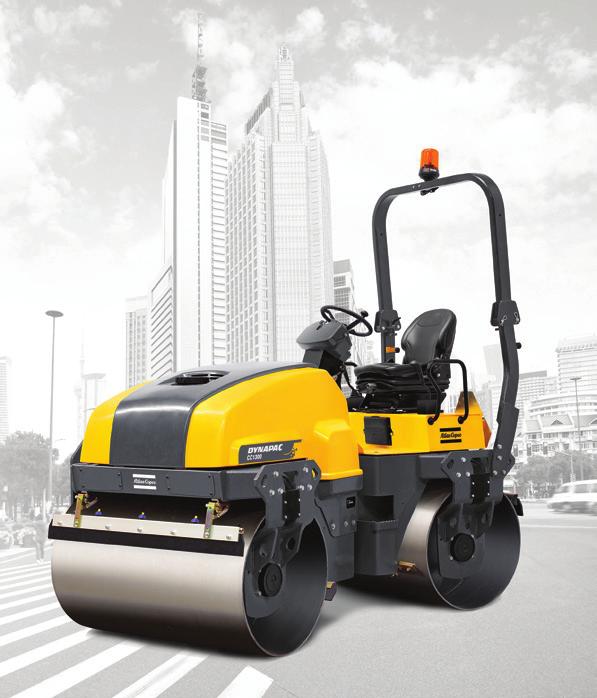DYNAPAC CC1100 CC1200 CC1300 ALL MODELS AVAILABLE AS COMBI VERSION The combi rollers reduce the risk of marring newly laid asphalt when making sharp turns.