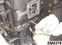 Rotate the gear selector shaft as far to the left (vertically mounted) or right ( horizontally mounted) so