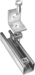 Metal Framing - 41mm Channel Styles and Combinations General Specifications Features: Large chamfer in nut eases starting of