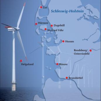 Hafenkooperation Offshore-Häfen Nordsee SH Linking the North Sea ports of Schleswig-Holstein for