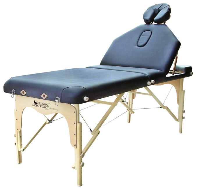 MELODY MASSAGE CHAIR Solutions Series I9309 Table Includes: 17520 I9309 Carry Case with Strap, Adjustable Chest Pad,