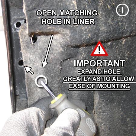 Fasteners can be uninstalled with the assistance of a pick.