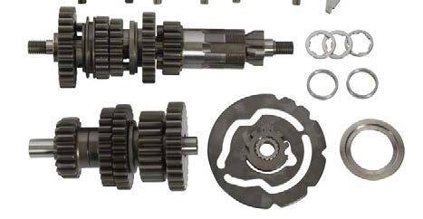 The Quaife QMCA1V Velocette gearkit is supplied with all necessary components including