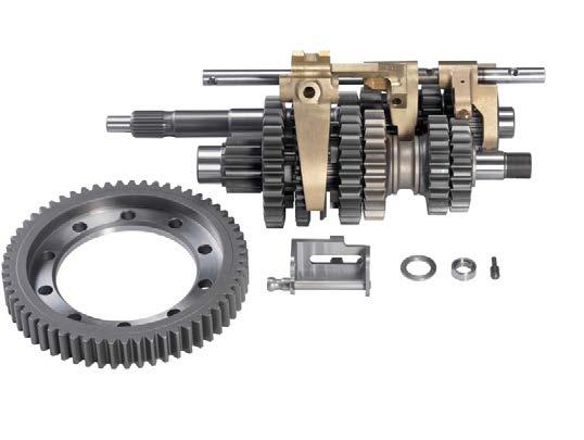 final drive ratios Optional Quaife ATB differential Includes selector forks 1st 2nd 3rd 4th 5th 2.417 1.923 1.533 1.278 1.