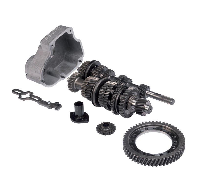 88 VAG 6-Speed Gearkits 02A/02J 6-Speed Synchro Gearkit Complete 6-speed synchromesh gearkit Converts standard box to 6-speed Close ratio gears High strength semi-helical design Fits 02A/02J gearbox