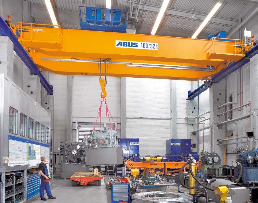 General remarks on design Design basis Crane travelling speed Trolley travelling speed Deflection Natural frequencies DIN 15018, H2/B3 indoor operation, without crane walkway without driver s cabin