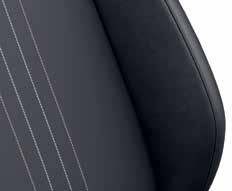Luxurious black Vienna leather appointed seat upholstery* comes as standard.