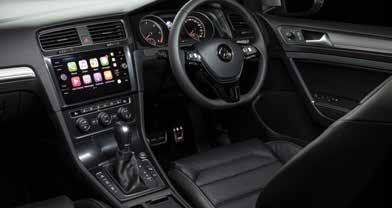The leather multi-function steering wheel and gearshift knob are a delight to touch, as are the comfortable and supportive seats complete with Black Summits cloth (132TSI) or perforated leather
