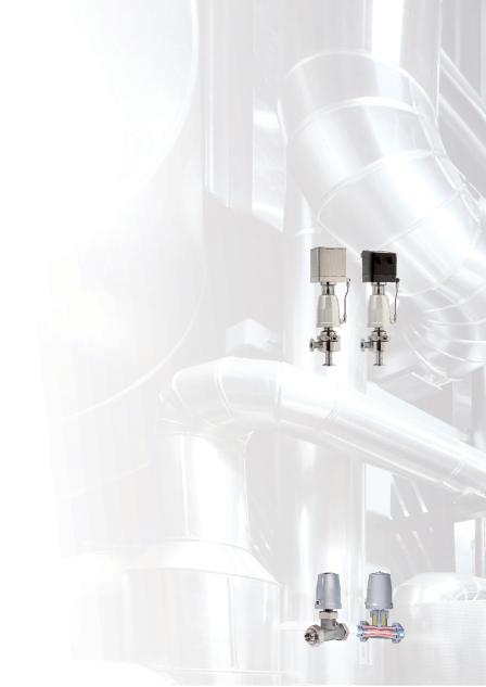 Hygienic Right Angle Control Valve & Aseptic Valve The Hygienic Right Angle Control Valve with Integrated Positioner is a real all-rounder when it comes to sterile processes.