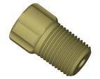 07 Use fi tings page 12 TC-103, TC-107 TEE UC-004 UNION Adapter, 1/4-28 to 1/8" NPT PEEK adapter for