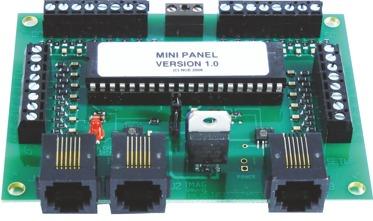 Mini Panel 5240230 Use this device to build your control panels with greatly simplified wiring.