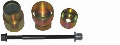 Ball-joint/bushing set lower rear BMW E8/9/0////// The steel bushing is replaced directly on the car, break disk