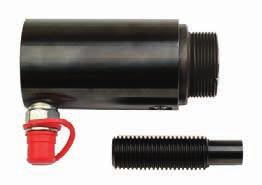 The cylinder s hydraulic pressure can be combined with punching force when using the punching socket 08-. For example when pressing a rusted axle shaft. Weight:,8 kg. Stroke: 0 mm. Automatic return.