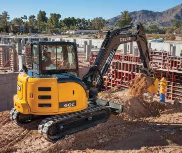 In addition to meeting environmental regulations related to emissions, Cat mini hydraulic excavators are designed to provide efficient and safe operation.