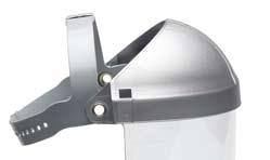 Colour: Grey High strength thermoplastic crown to provide impact protection over a wide range of temperatures Pin-lock
