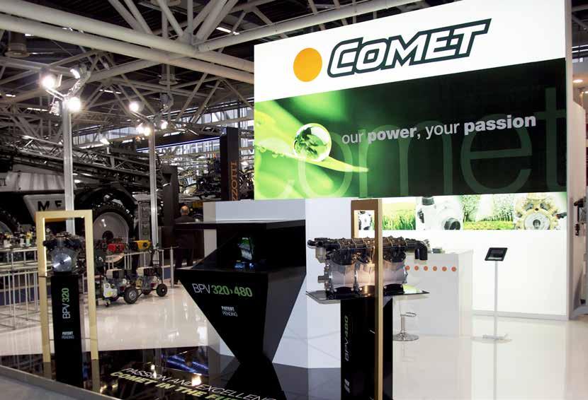 02 Comet Trade Fair Report BOLOGNA ITALIA EIMA 2014, a global event Record breaking edition for the show and for Comet The international exhibition of agricultural machinery in Bologna confirms