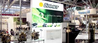 04 Comet Trade Fair Report BOLOGNA ITALIA Since many years, Comet s brand is