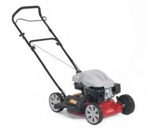 Characteristic for a mulching mower is the domed shape of the cutting deck and the specially