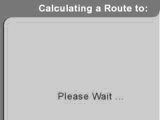Entertainment Systems Route calculation Once the route criteria is selected, the navigation system automatically calculates a route to the selected destination.