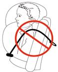 Slide the chest clip so it is at the child s armpit level. 9.
