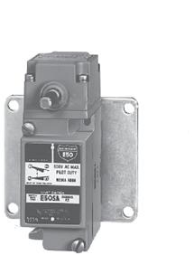 E50DR1 Dozens of operators to perfectly fit your application E50 Modular Plug-In Limit Switch components are the industry standard with versatility of design and high reliability for low maintenance,