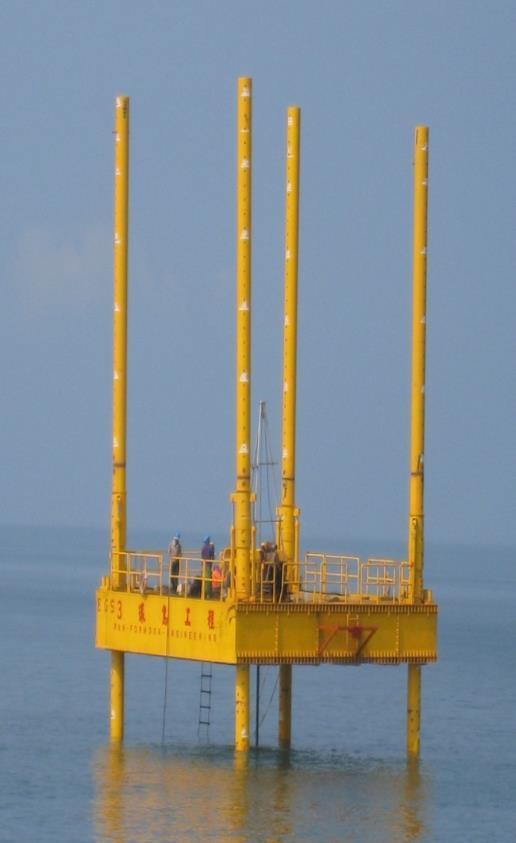 Fixed hydraulic offshore platforms 環島 3 號 (Formosa No.