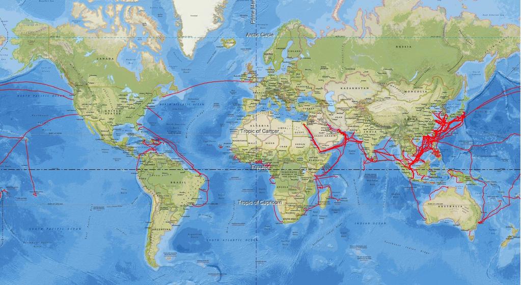 Submarine Cable Route
