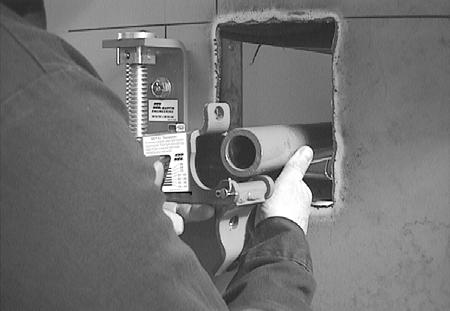 Maintenance Operator side C D d. Loosen set screw (C). e. Remove cap screw and nut (D). F E G H f.
