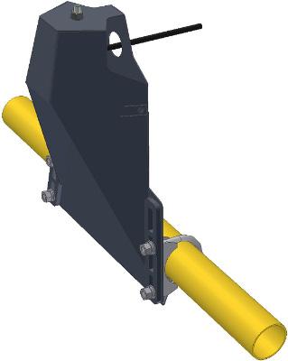 If the sensor is mounted to this portion of the boom, the system will force the boom downwards towards