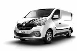 Sport+ pack With dynamic and robust lines, the Renault Trafic has a distinctive design with features such as the new Brand Identity front grille with prominent Renault Diamond, slender, expressive