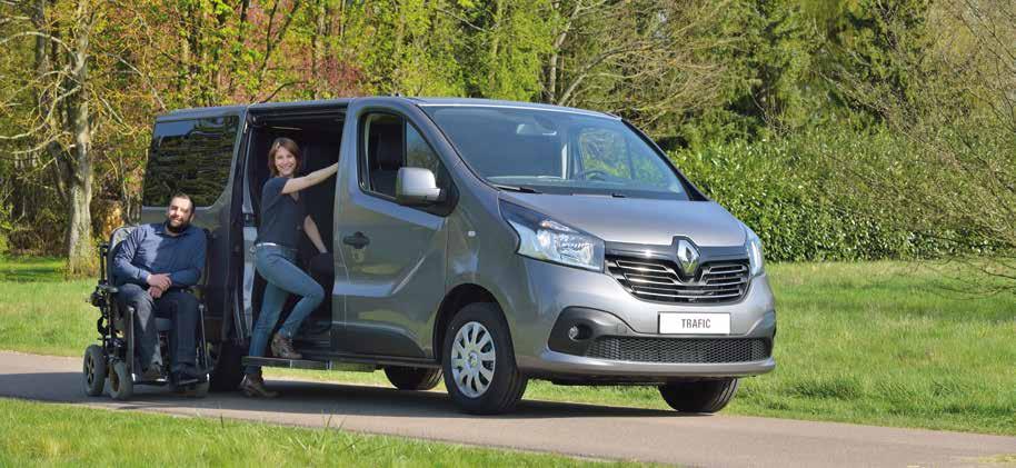 Wheelchair Accessible Vehicle Renault have developed a specialist Wheelchair Accessible Vehicle (WAV) version of the Trafic Passenger vehicle.