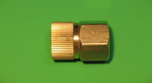 Spray Rack Unions: SCH-80 PVC P-020 Swivel Coupling For Spray Rack Control Unit: Brass.