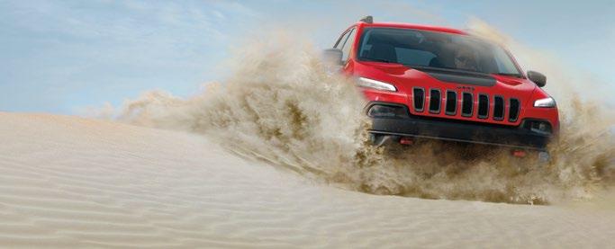 TRAILHAWK SHOWN IN BILLET METALLIC A NATURAL ATHLETE: SELEC-TERRAIN TRACTION MANAGEMENT SYSTEM Cherokee gives a masterful performance with its natural ability to keep moving