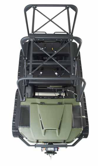 ARGO 8X8 XT MODELS: THE BEST AND TOUGHEST ARGOS EVER BUILT! Large rear cargo area allows space for additional seating or mounting of third party equipment. Hydraulic Compressor courtesy of VMAC.