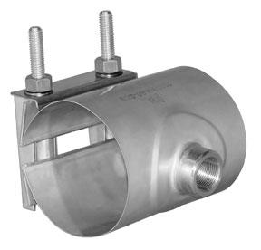 Ford Stainless Steel Saddles FS303 For 3/4" through 2" Taps Primarily for use on Standard or C900 PVC Pipe or for applications in a corrosive environment.