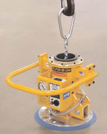 Standard Mechanical Vacuum Lifter Models ANVER Mechanical Vacuum Lifters are available in literally hundreds of possible combinations depending on the generator, beam, crossarms, and cups used.