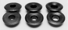Valve spring retainers Retainers All valve spring retainers are machined from 4140 chromoly steel and then hardened for extra strength. They are then black oxide coated for rust protection.