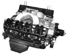 Long Blocks 360ci Stage II Street long block assembly Race/pump gas 535HP Cylinder block Same as the Stage I long block, but with following changes: Mopar Performance heavy-duty oil pump drive ARP